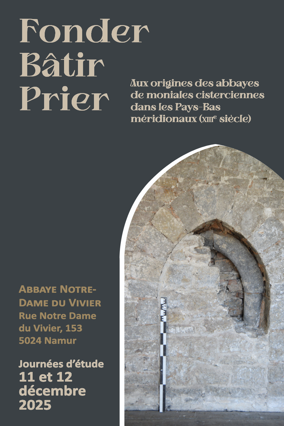 Fonder batir prier – Affiche