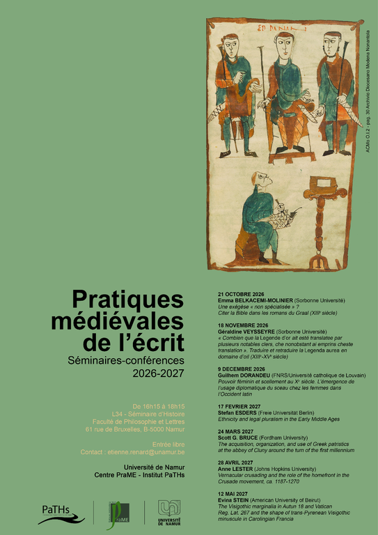 Affiche – Séminaire PraME 2026-2027