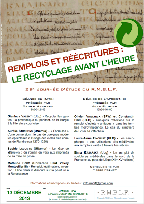 Affiche – Recyclage avant l'heure