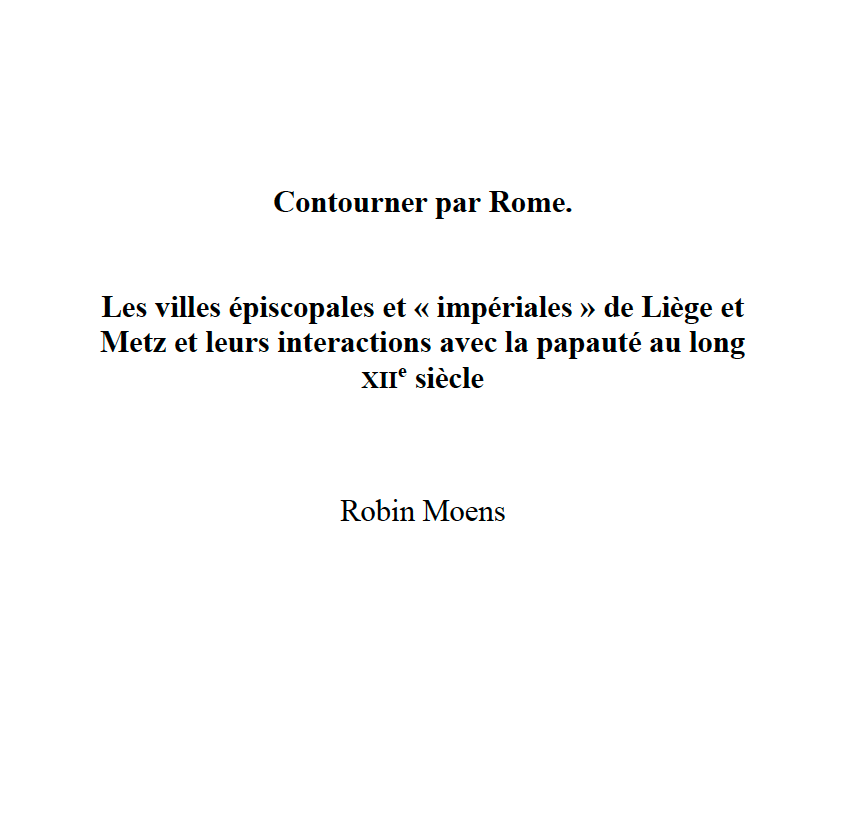 Moens_Contourner par Rome_Thèse